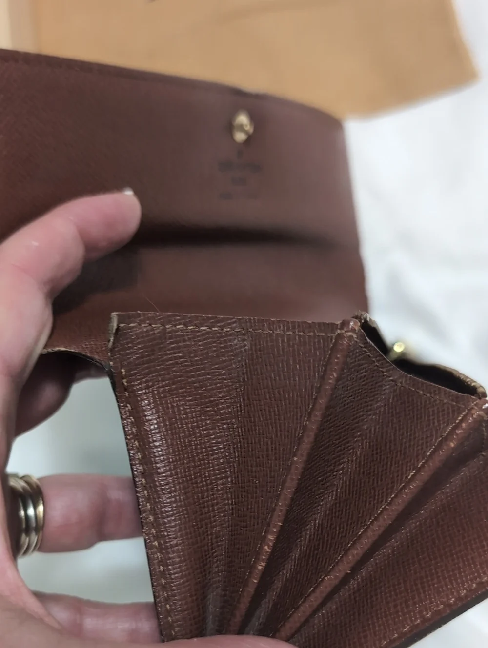 Louis Vuitton Vintage Sarah Portefeuille Long Wallet Dustbag & Box Monogram